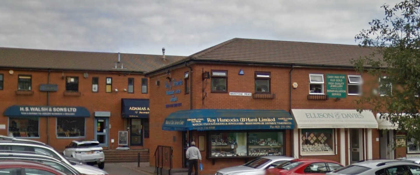 R Hancocks Watch & Clocks Ltd Birmingham Jewellery Quarter