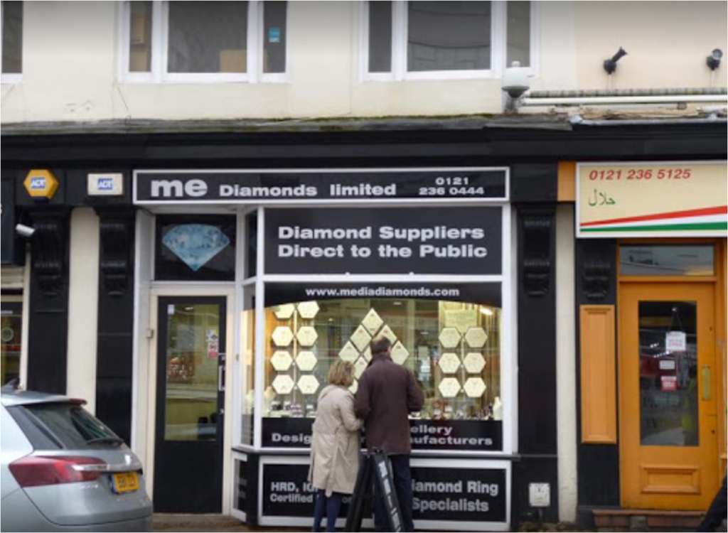 Me Diamonds Ltd Birmingham Jewellery Quarter