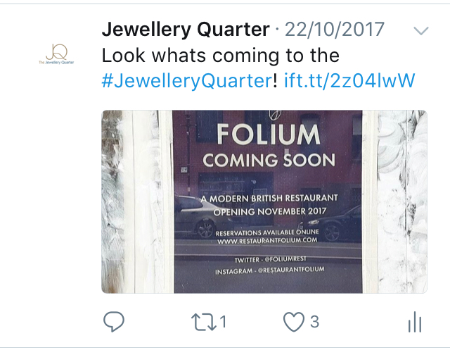 jewellery quarter social media 