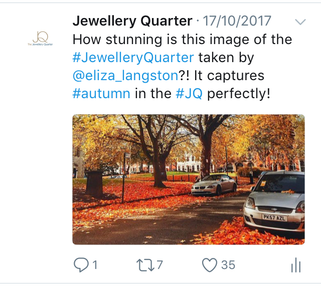 jewellery quarter social media